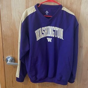 Purple and Tan Washington Sweatshirt VTG